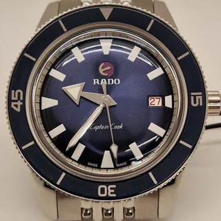 Rado Captain Cook R32505203 42mm Ceramic and Stainless steel Blue