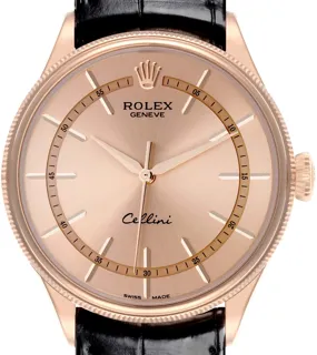 Rolex Cellini Time 50505 39mm Rose gold pink$Everose tone