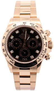 Rolex Daytona 116508 40mm Yellow gold Black