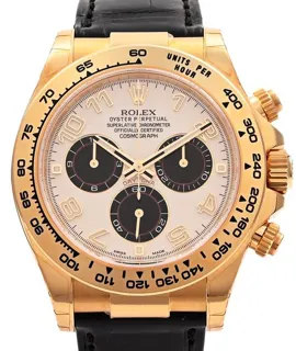 Rolex Daytona 116518 40mm Yellow gold Silver