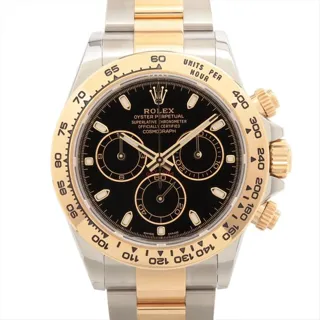 Rolex Daytona 116503 ( GOLD/) 38mm Yellow gold and Stainless steel Black