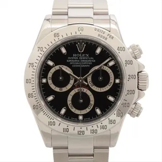 Rolex Daytona 116520 ( (1988-2015)) 38mm Stainless steel Black