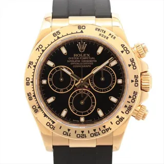 Rolex Daytona 116518LN ( (FROM 2016)) 38mm Yellow gold Black