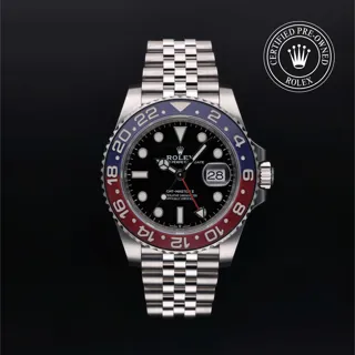 Rolex GMT-Master II 126710BLRO 40mm Stainless steel Black