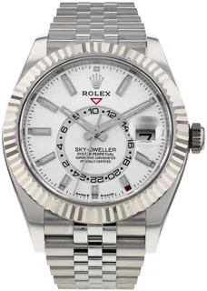 Rolex Sky-Dweller 336934 White gold and Stainless steel White