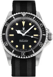 Rolex Submariner 5513 Stainless steel Black