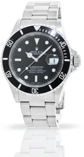 Rolex Submariner Date 16610 40mm Stainless steel Black