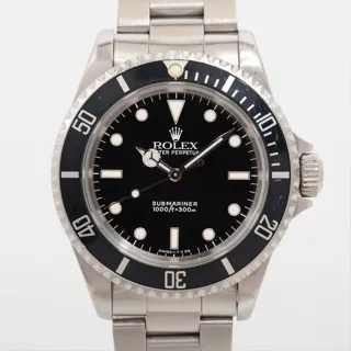 Rolex Submariner (No Date) 14060 ( (1990-2010)) 39mm Stainless steel Black