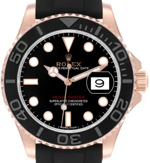 Rolex Yacht-Master 116655 40mm 18k Everose rose gold Black