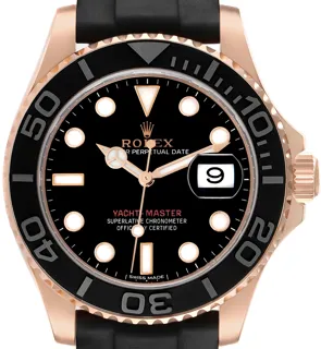 Rolex Yacht-Master 116655 40mm 18k Everose rose gold Black