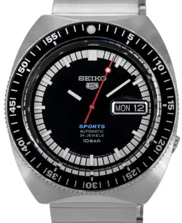 Seiko 5 Sports SRPK17J1 39.5mm Stainless steel Black