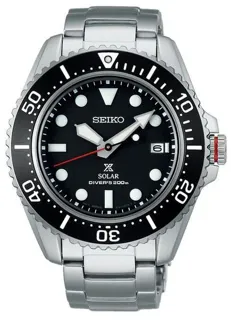 Seiko Prospex Solar SNE589 43mm Stainless steel Black