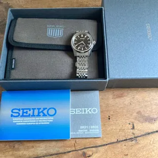 Seiko Prospex SPB285J1 37mm Stainless steel Brown