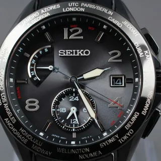 Seiko Brightz 8B63-0AX0 44mm Titanium Black