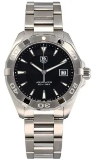 TAG Heuer Aquaracer 300M WAY1110 41mm Steel Black