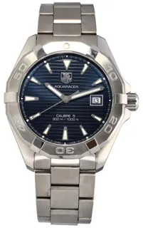 TAG Heuer Aquaracer 300M WAY2112-0 41mm Steel Blue