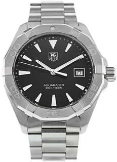 TAG Heuer Aquaracer WAY1110.BA0910 40mm Stainless steel Black