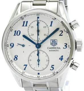 TAG Heuer Carrera Calibre 16 CAS2111 41mm Steel Silver