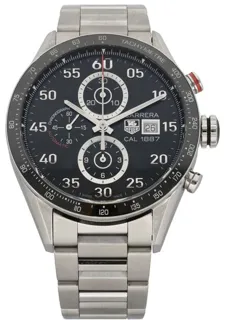 TAG Heuer Carrera Calibre 1887 CAR2A10 43mm Steel Black