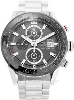 TAG Heuer Carrera CAR201W.BA0714 43mm Ceramic and Stainless steel Gray