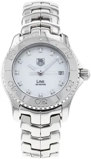 TAG Heuer Link WJ1319.BA0572 27mm Steel Mother of Pearl White$Diamond