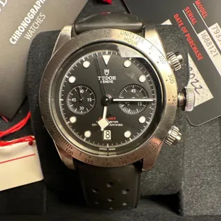 Tudor Black Bay Chronograph 79350-0005 41mm Stainless steel Black