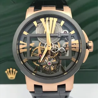 Ulysse Nardin Executive 1712-139 45mm Rose gold Skeletonized