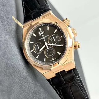 Vacheron Constantin Overseas Chronograph 49150/000R-9338 42mm Rose gold Gray