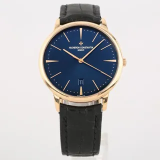 Vacheron Constantin Patrimony 85180/000R-B515 40mm Rose gold Blue