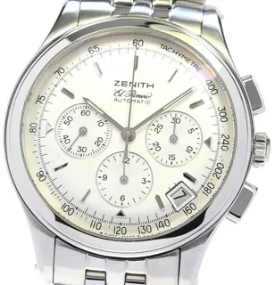 Zenith 02.0501.400 38mm Stainless steel Silver