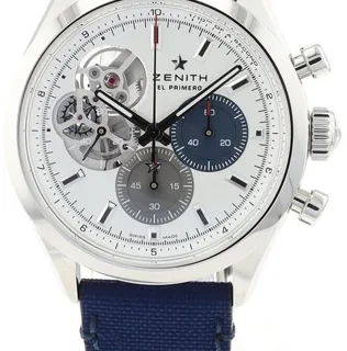 Zenith El Primero 03.3300.3604/69.C823 39.5mm Stainless steel Silver