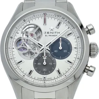 Zenith El Primero 03.3300.3604/69.M3300 39.5mm Stainless steel Silver