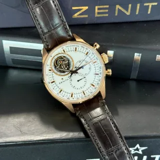 Zenith El Primero Tourbillon 18.2280.4035 44mm Rose gold White