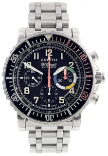 Zenith El Primero 01/02.0480.405 40mm Stainless steel Black