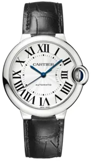 Cartier Ballon Bleu 36mm Stainless steel Silvered