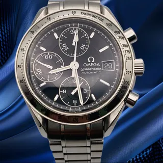 Omega Speedmaster Date 35135000 Stainless steel Black