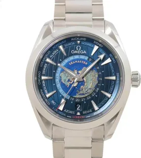 Omega Aqua Terra 220.10.43.22.03.001 43mm Stainless steel Blue