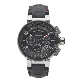 Louis Vuitton Tambour Q1052 Stainless steel and PVD Black