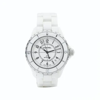 Chanel J12 H0968 White ceramic White