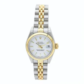 Rolex Datejust 79173 Stainless steel and 18k yellow gold White