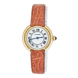 Cartier Vendôme 67080 26mm 18k yellow gold White