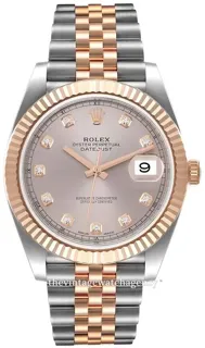 Rolex Datejust 126331-0008 Rose gold and Stainless steel Pink