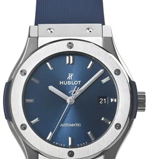 Hublot Classic Fusion Blue 542.NX.7170.RX 42mm Titanium Blue