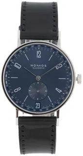 NOMOS Tangente 136 37.5mm Stainless steel Blue