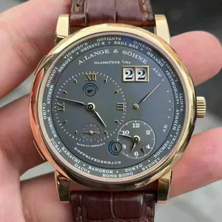 A. Lange & Söhne Lange 1 116.033 42mm Rose gold Gray