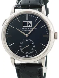 A. Lange & Söhne Saxonia 381.029 38.5mm White gold Black