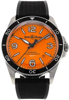 Bell & Ross Vintage BRV292-O-ST/SRB 41mm Stainless steel Orange