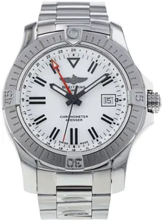 Breitling Avenger A32397 43mm Stainless steel White