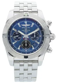 Breitling Chronomat 44 AB0110 44mm Stainless steel Blue