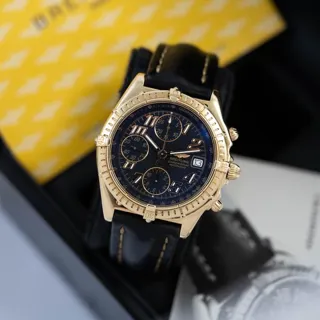 Breitling Chronomat B13050.1 39mm Yellow gold Black